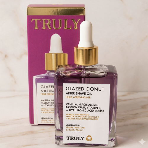 TRULY BEAUTY® • Aceites para después de afeitar • Glazed Donuts & Soft Serve