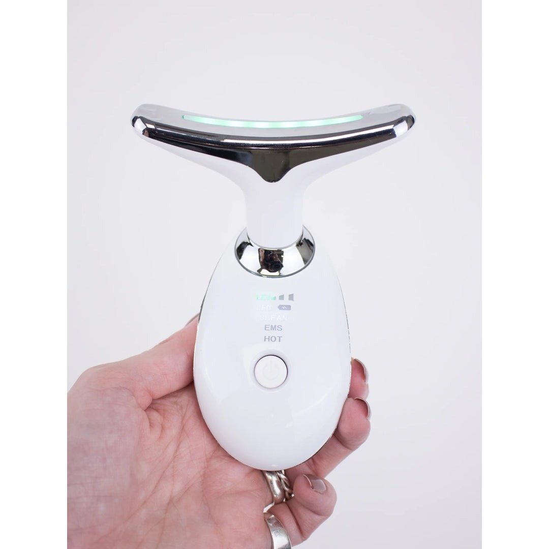Masajeador Facial y de Cuello LED Reafirmante