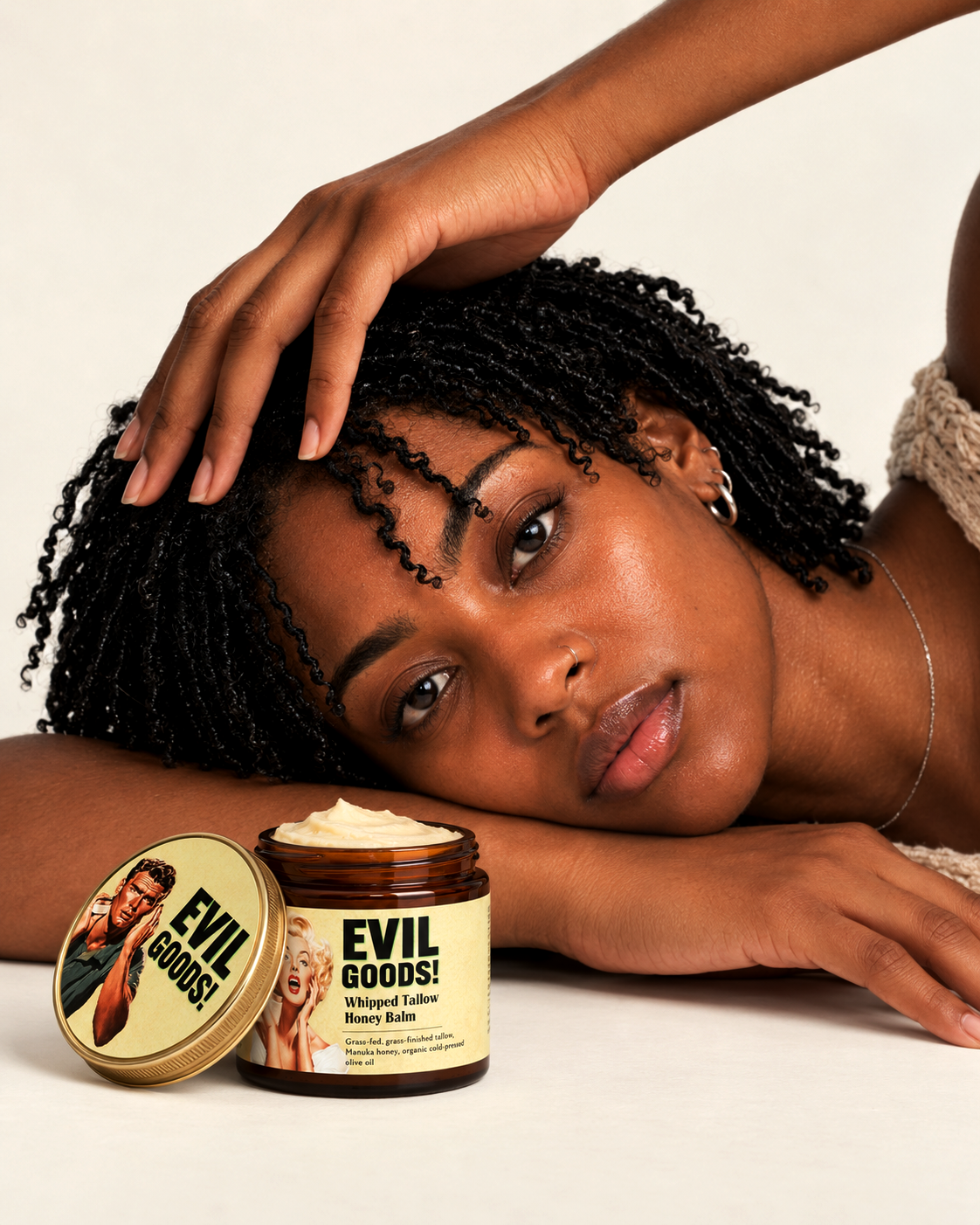 EVIL GOODS® - SEBO DE RES | Nutrición pura para tu piel, sin químicos ni complicaciones 🌿